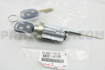 Toyota 6905748160 CYLINDER & KEY SET, IGNITION SWITCH LOCK