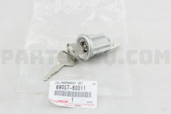 Toyota 6905760011 CYLINDER & KEY SET, IGNITION SWITCH LOCK