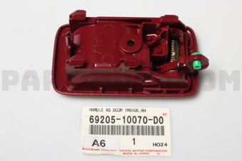 Toyota 6920510070D0 HANDLE SUB-ASSY, FRONT DOOR INSIDE, RH