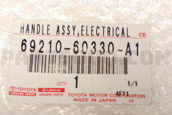 Toyota 6921060330A1 HANDLE ASSY, DOOR