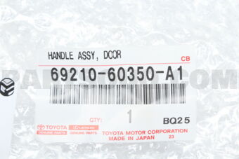 Toyota 6921060350A1 HANDLE ASSY, DOOR