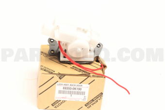 Toyota 693500K190 LOCK ASSY, BACK DOOR