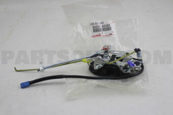 Toyota 6935060080 LOCK ASSY, BACK DOOR
