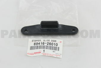 Toyota 6941626010 STOP, SLIDE DOOR DOWN MALE