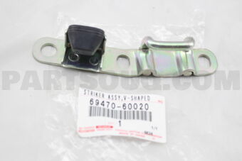 Toyota 6947060020 STRIKER ASSY, BACK DOOR UPPER LOCK