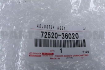 Toyota 7252036020 ADJUSTER ASSY, RECLINING SEAT BACK, LH