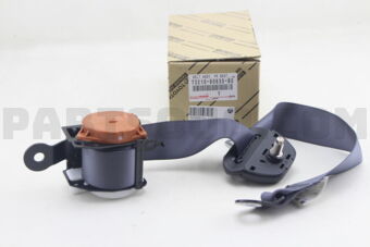 Toyota 7321060630B0 BELT ASSY, FRONT SEAT OUTER, RH/LH