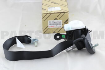 Toyota 7321060663C0 BELT ASSY, FRONT SEAT OUTER, RH