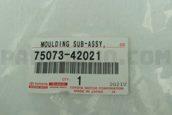 Toyota 7507342021 MOULDING SUB-ASSY