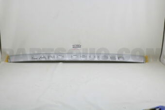 Toyota 7544160500B4 PLATE, BACK DOOR NAME, NO.3