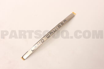 Toyota 7544160500E0 PLATE, BACK DOOR NAME, NO.3