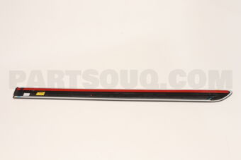 Toyota 7574106901 MOULDING, REAR DOOR, OUTSIDE RH