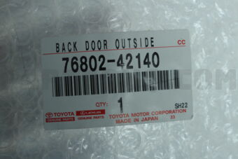 Toyota 7680242140 GARNISH SUB-ASSY