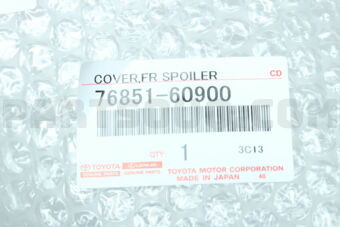 Toyota 7685160900 COVER FR SPOILER