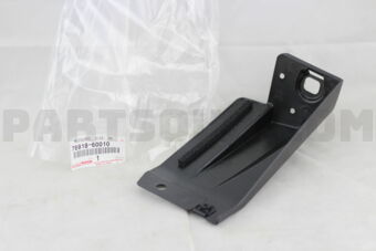 Toyota 7691860010 MUDGUARD, SIDE, REAR LH