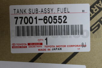 Toyota 7700160552 TANK ASSY, FUEL