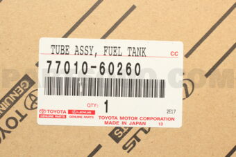 Toyota 7701060260 TUBE ASSY FUEL TANK
