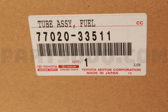 Toyota 7702033511 TUBE ASSY FUEL