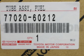 Toyota 7702060212 TUBE ASSY, FUEL SUCTION W/PUMP & GAGE
