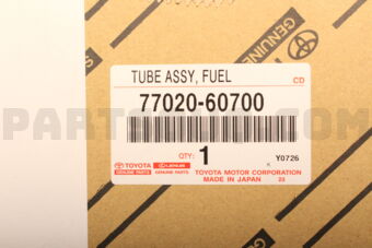 Toyota 7702060700 TUBE ASSY, FUEL