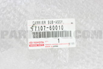 Toyota 7710760010 CARRIER SUB-ASSY, AUXILIARY FUEL TANK
