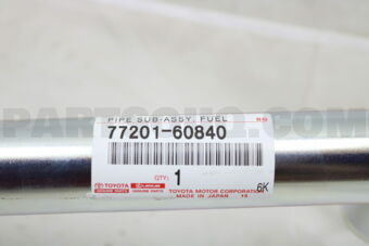 Toyota 7720160840 PIPE SUB-ASSY, FUEL TANK INLET