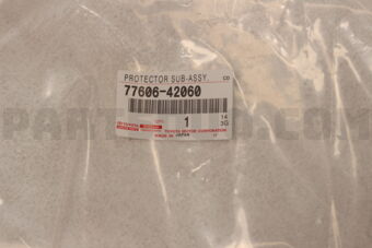 Toyota 7760642060 PROTECTOR SUB-ASSY