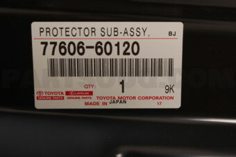 Toyota 7760660120 PROTECTOR SUB-ASSY, FUEL TANK, NO.1
