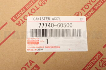 Toyota 7774060500 CANISTER ASSY, CHARCOAL