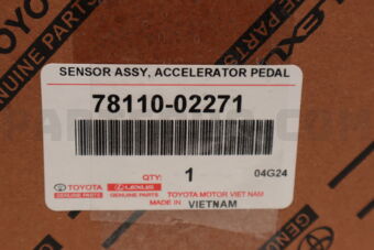 Toyota 7811002271 SENSOR ASSY ACCELER