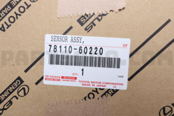 Toyota 7811060220 SENSOR ASSY