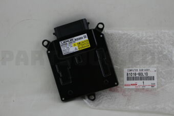 Toyota 8101660L10 COMPUTER SUB-ASSY
