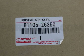Toyota 8110526350 HOUSING SUB-ASSY, HEADLAMP, RH