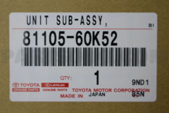 Toyota 8110560K52 UNIT SUB-ASSY