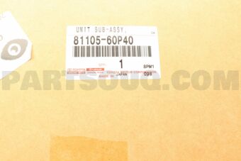 Toyota 8110560P40 HEADLAMP ASSY,RH