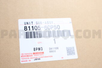 Toyota 8110560P50 HEADLAMP ASSY,RH