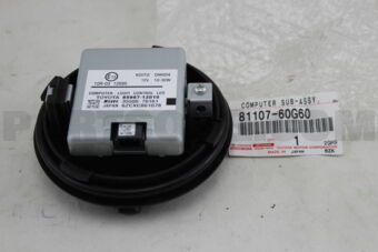 Toyota 8110760G60 COMPUTER SUB-ASSY, HEADLAMP LIGHT CONTROL, RH/LH