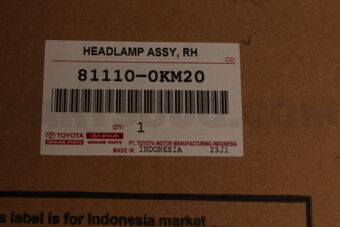 Toyota 811100KM20 HEADLAMP ASSY RH