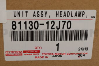 Toyota 8113012J70 UNIT ASSY, HEADLAMP