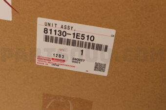 Toyota 811301E510 UNIT ASSY, HEADLAMP, RH