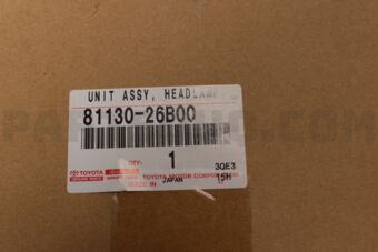Toyota 8113026B00 UNIT ASSY HEADLAMP