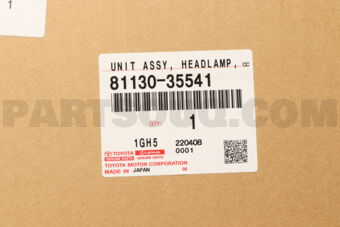 Toyota 8113035541 UNIT ASSY, HEADLAMP, RH