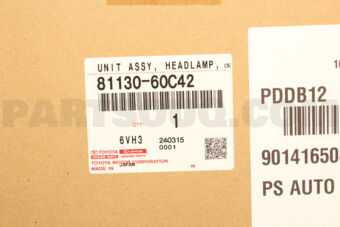 Toyota 8113060C42 UNIT ASSY, HEADLAMP