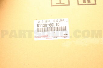 Toyota 8113060L10 UNIT ASSY HEADLAMP