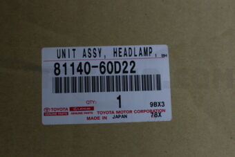 Toyota 8114060D22 UNIT ASSY, HEADLAMP, RH