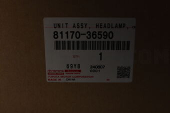 Toyota 8117036590 UNIT ASSY, HEADLAMP, LH