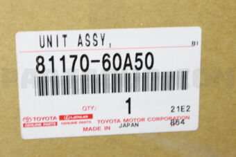 Toyota 8117060A50 UNIT ASSY, HEADLAMP, LH