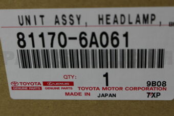 Toyota 811706A061 UNIT ASSY, HEADLAMP, LH