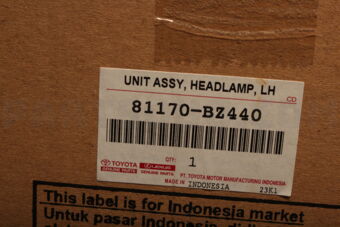 Toyota 81170BZ440 UNIT ASSY HEADLAMP
