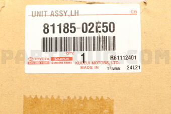 Toyota 8118502E50 UNIT ASSY, HEADLAMP, LH